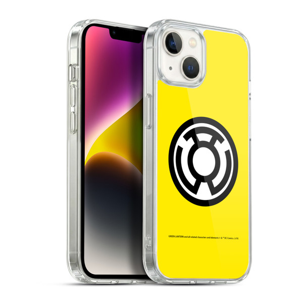 Green Lantern DC Comics Lantern Corps Sinestro Soft Gel Case for Apple iPhone 14 Plus & MagSafe