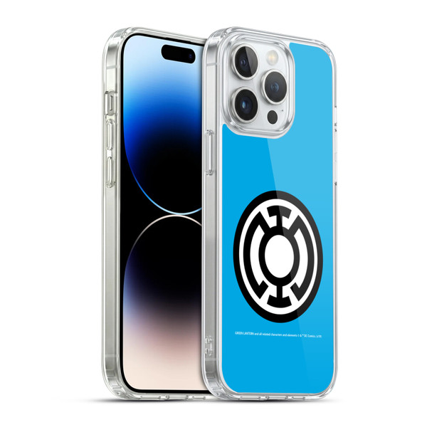 Green Lantern DC Comics Lantern Corps Blue Soft Gel Case for Apple iPhone 14 Pro Max & MagSafe