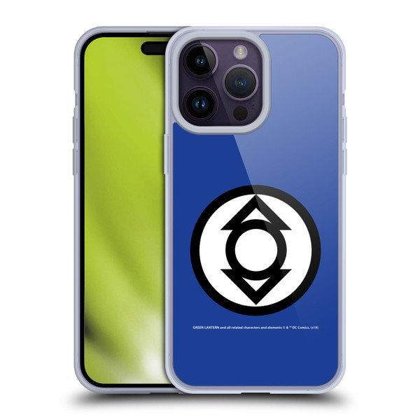 Green Lantern DC Comics Lantern Corps Indigo Soft Gel Case for Apple iPhone 14 Pro Max