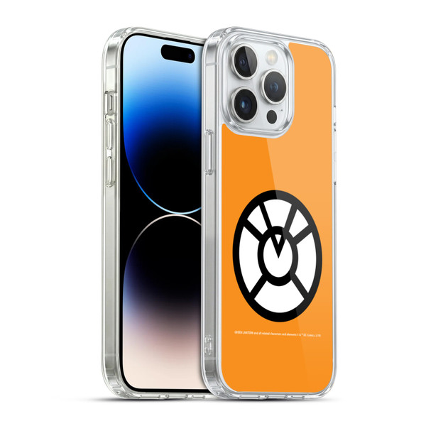 Green Lantern DC Comics Lantern Corps Orange Soft Gel Case for Apple iPhone 14 Pro Max & MagSafe