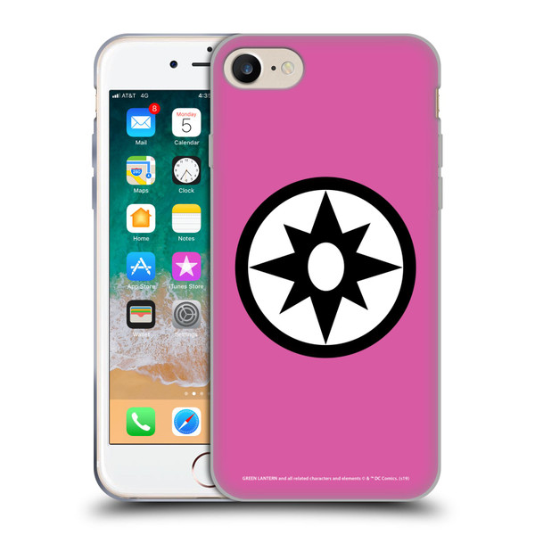 Green Lantern DC Comics Lantern Corps Star Sapphires Soft Gel Case for Apple iPhone 7 / 8 / SE 2020 & 2022
