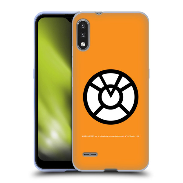 Green Lantern DC Comics Lantern Corps Orange Soft Gel Case for LG K22