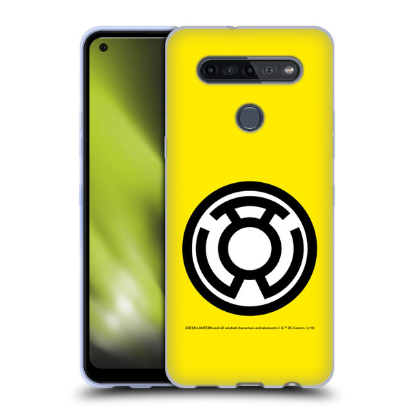 Green Lantern DC Comics Lantern Corps Sinestro Soft Gel Case for LG K51S