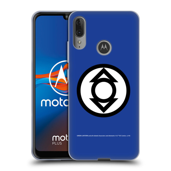 Green Lantern DC Comics Lantern Corps Indigo Soft Gel Case for Motorola Moto E6 Plus
