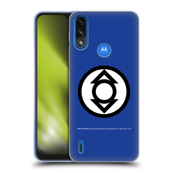 Green Lantern DC Comics Lantern Corps Indigo Soft Gel Case for Motorola Moto E7 Power / Moto E7i Power