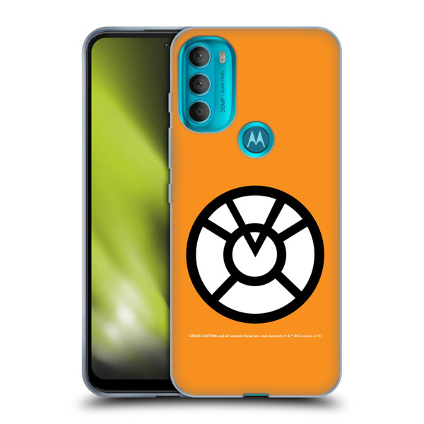Green Lantern DC Comics Lantern Corps Orange Soft Gel Case for Motorola Moto G71 5G