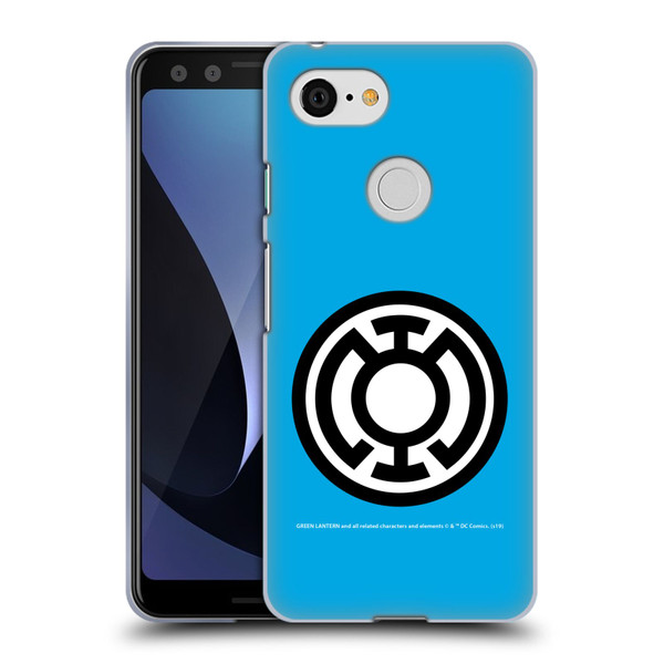 Green Lantern DC Comics Lantern Corps Blue Soft Gel Case for Google Pixel 3