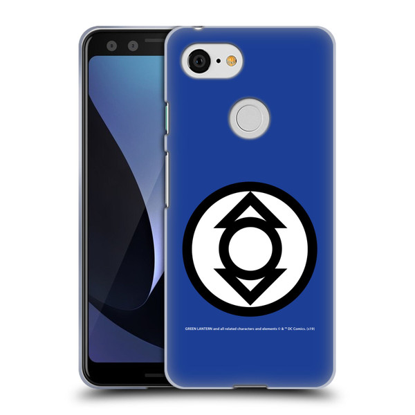 Green Lantern DC Comics Lantern Corps Indigo Soft Gel Case for Google Pixel 3