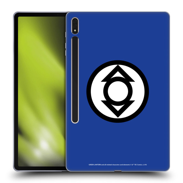 Green Lantern DC Comics Lantern Corps Indigo Soft Gel Case for Samsung Galaxy Tab S8 Plus