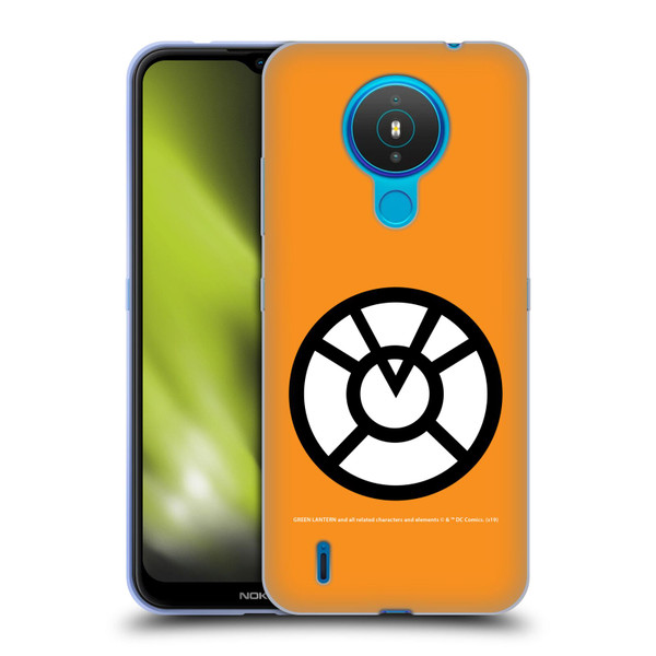 Green Lantern DC Comics Lantern Corps Orange Soft Gel Case for Nokia 1.4