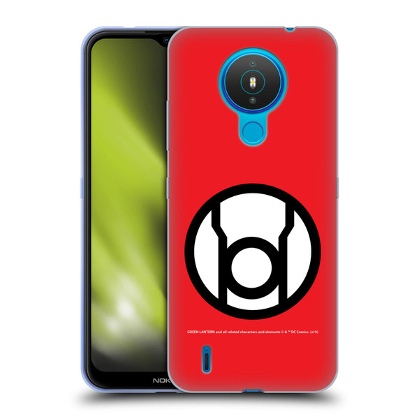 Green Lantern DC Comics Lantern Corps Red Soft Gel Case for Nokia 1.4