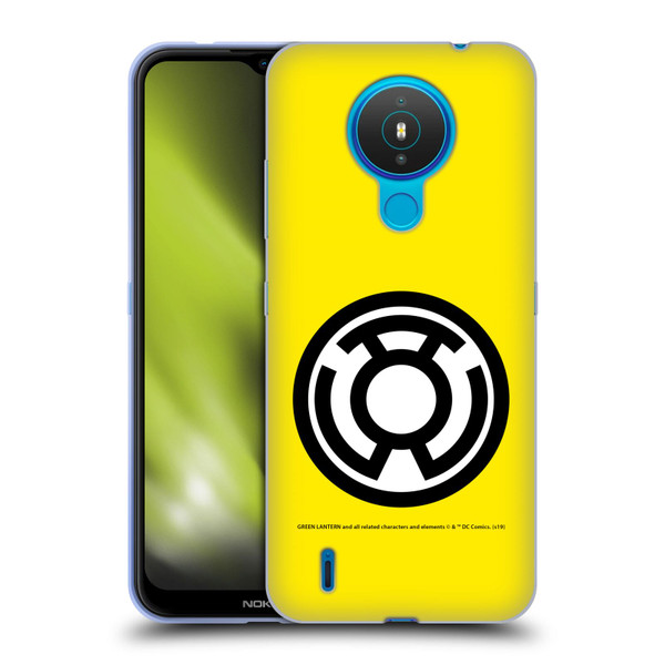 Green Lantern DC Comics Lantern Corps Sinestro Soft Gel Case for Nokia 1.4