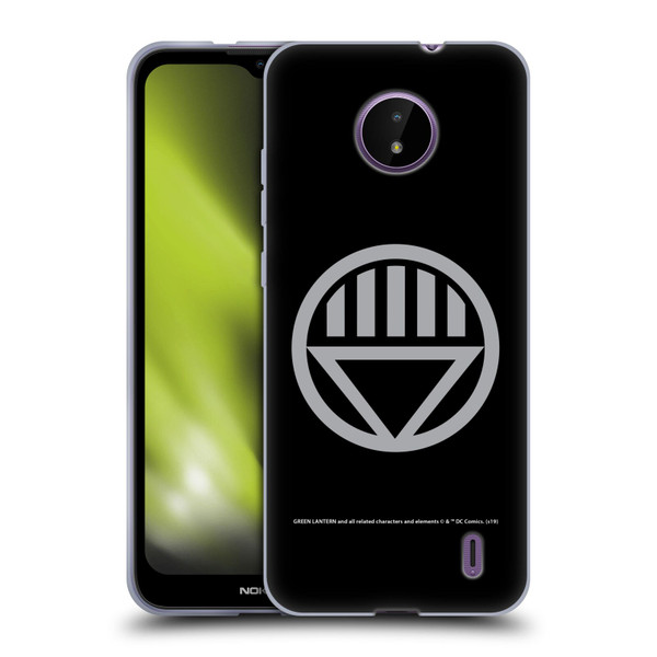 Green Lantern DC Comics Lantern Corps Black Soft Gel Case for Nokia C10 / C20