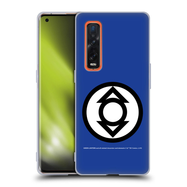 Green Lantern DC Comics Lantern Corps Indigo Soft Gel Case for OPPO Find X2 Pro 5G