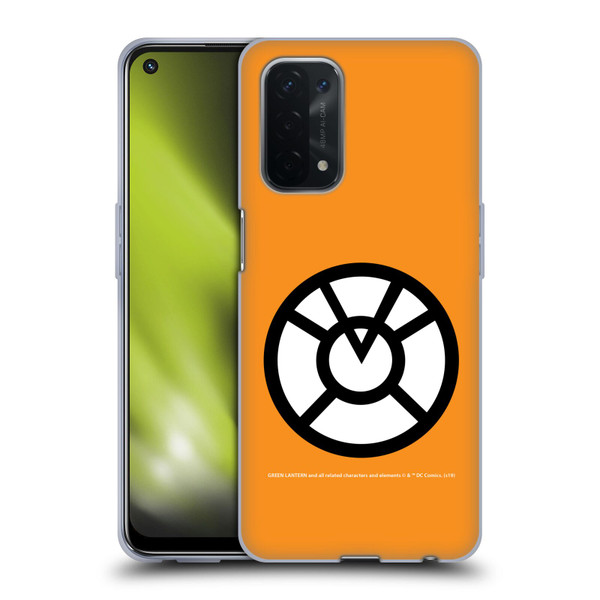Green Lantern DC Comics Lantern Corps Orange Soft Gel Case for OPPO A54 5G