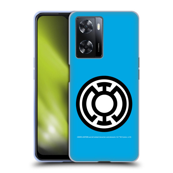 Green Lantern DC Comics Lantern Corps Blue Soft Gel Case for OPPO A57s