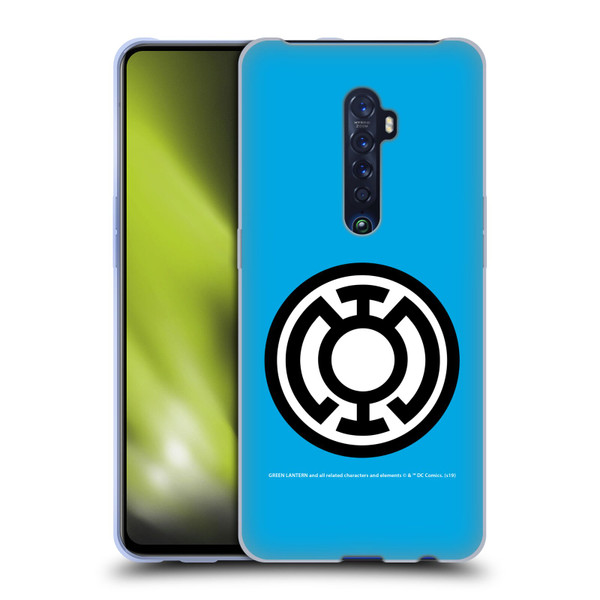 Green Lantern DC Comics Lantern Corps Blue Soft Gel Case for OPPO Reno 2