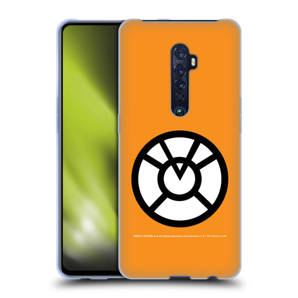 Green Lantern DC Comics Lantern Corps Orange Soft Gel Case for OPPO Reno 2