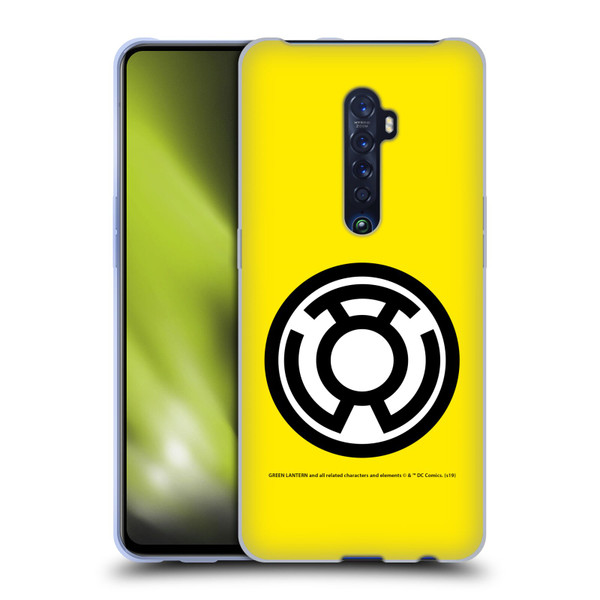 Green Lantern DC Comics Lantern Corps Sinestro Soft Gel Case for OPPO Reno 2
