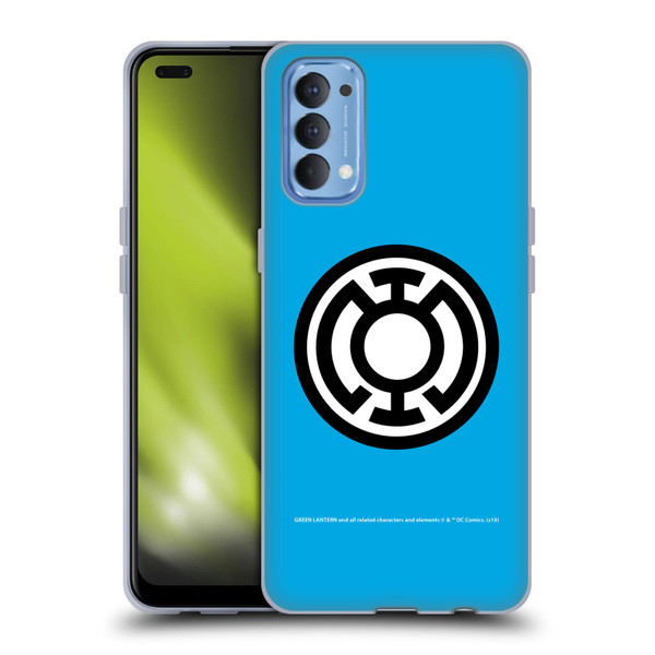 Green Lantern DC Comics Lantern Corps Blue Soft Gel Case for OPPO Reno 4 5G