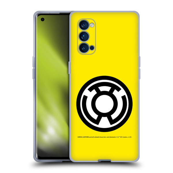 Green Lantern DC Comics Lantern Corps Sinestro Soft Gel Case for OPPO Reno 4 Pro 5G