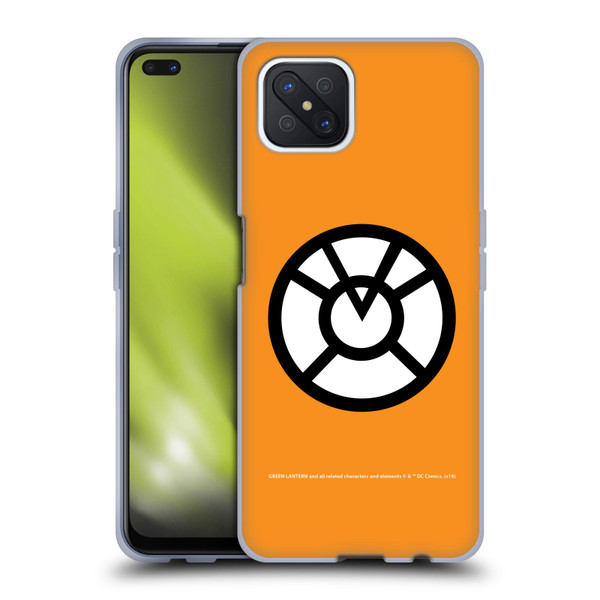 Green Lantern DC Comics Lantern Corps Orange Soft Gel Case for OPPO Reno4 Z 5G