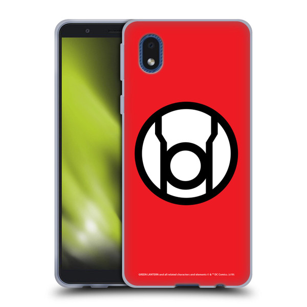 Green Lantern DC Comics Lantern Corps Red Soft Gel Case for Samsung Galaxy A01 Core (2020)