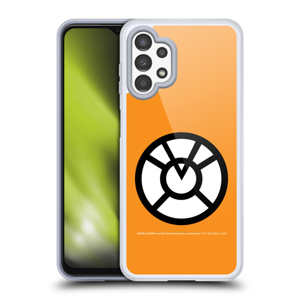 Green Lantern DC Comics Lantern Corps Orange Soft Gel Case for Samsung Galaxy A13 (2022)