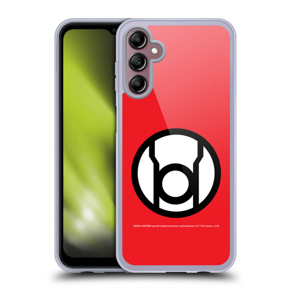 Green Lantern DC Comics Lantern Corps Red Soft Gel Case for Samsung Galaxy A14 5G