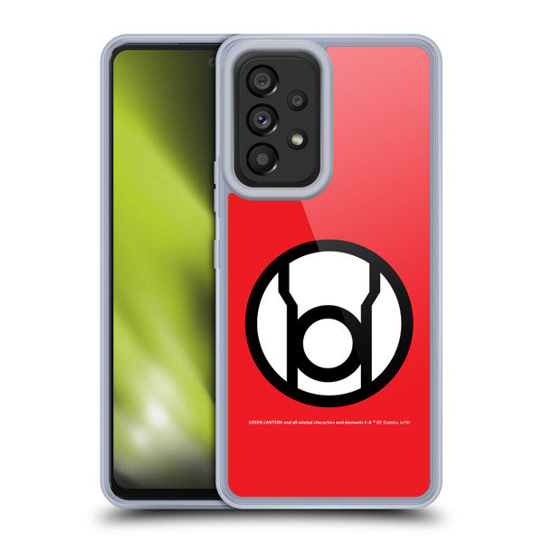 Green Lantern DC Comics Lantern Corps Red Soft Gel Case for Samsung Galaxy A53 5G (2022)