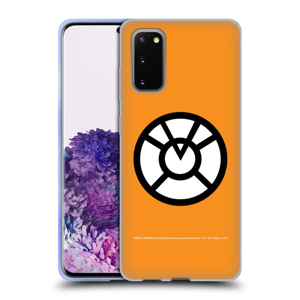 Green Lantern DC Comics Lantern Corps Orange Soft Gel Case for Samsung Galaxy S20 / S20 5G