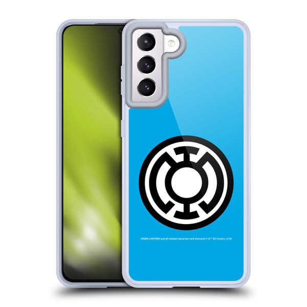 Green Lantern DC Comics Lantern Corps Blue Soft Gel Case for Samsung Galaxy S21 5G