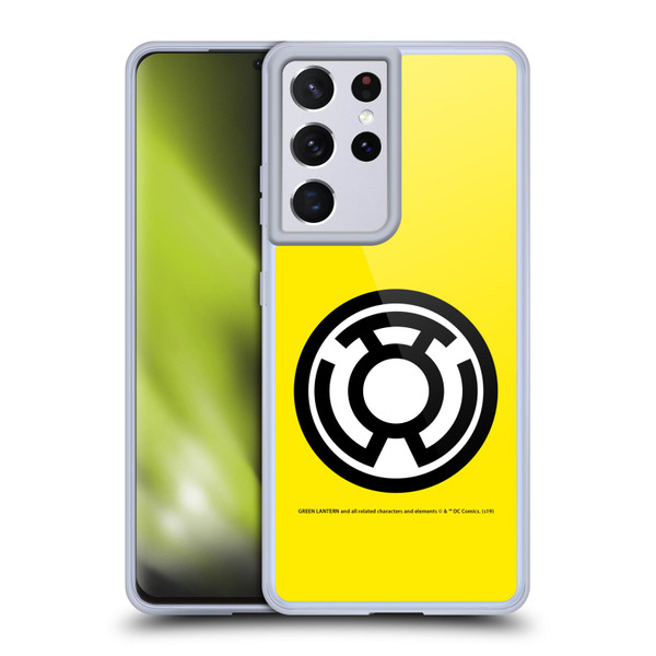 Green Lantern DC Comics Lantern Corps Sinestro Soft Gel Case for Samsung Galaxy S21 Ultra 5G