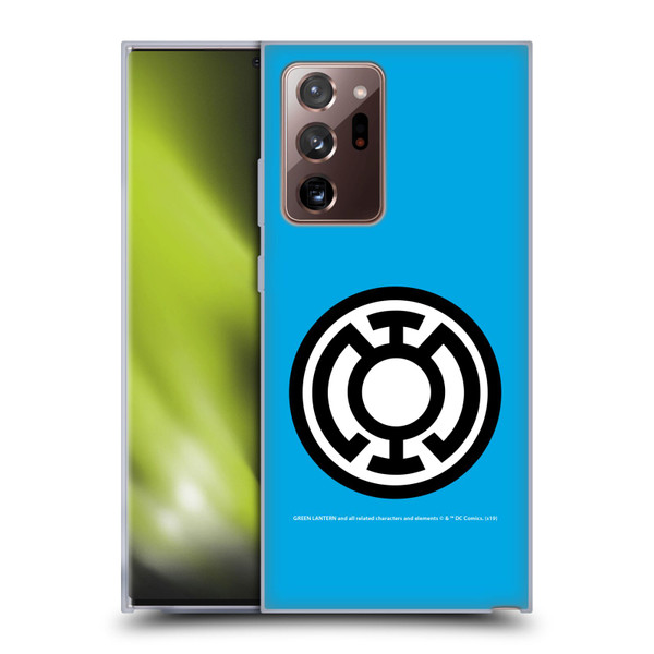 Green Lantern DC Comics Lantern Corps Blue Soft Gel Case for Samsung Galaxy Note20 Ultra / 5G