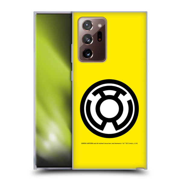Green Lantern DC Comics Lantern Corps Sinestro Soft Gel Case for Samsung Galaxy Note20 Ultra / 5G