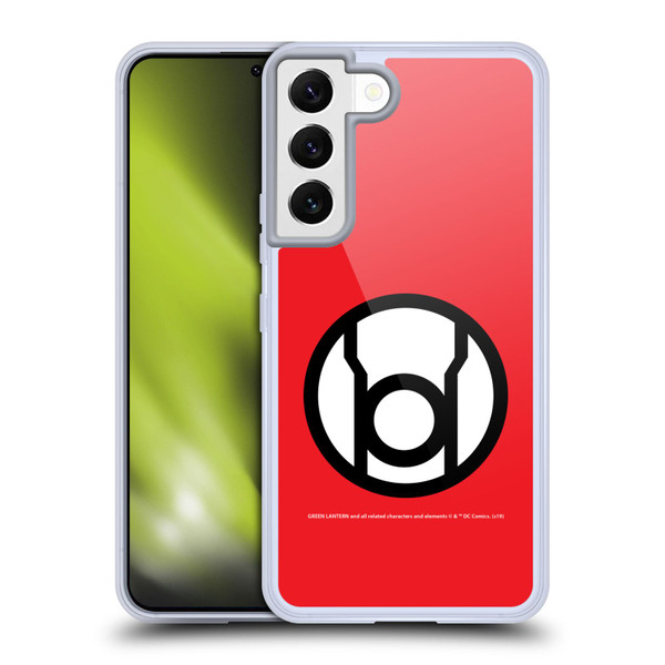 Green Lantern DC Comics Lantern Corps Red Soft Gel Case for Samsung Galaxy S22 5G