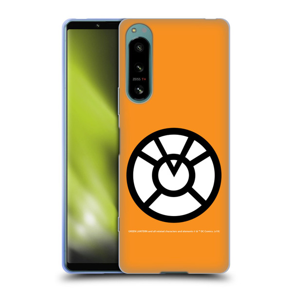 Green Lantern DC Comics Lantern Corps Orange Soft Gel Case for Sony Xperia 5 IV