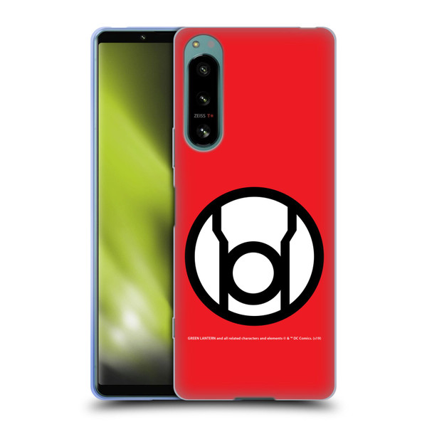 Green Lantern DC Comics Lantern Corps Red Soft Gel Case for Sony Xperia 5 IV