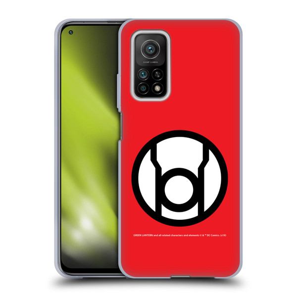 Green Lantern DC Comics Lantern Corps Red Soft Gel Case for Xiaomi Mi 10T 5G