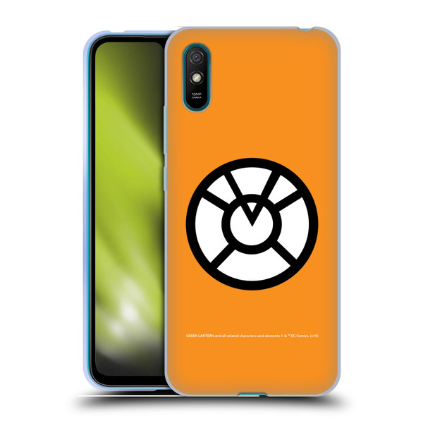 Green Lantern DC Comics Lantern Corps Orange Soft Gel Case for Xiaomi Redmi 9A / Redmi 9AT