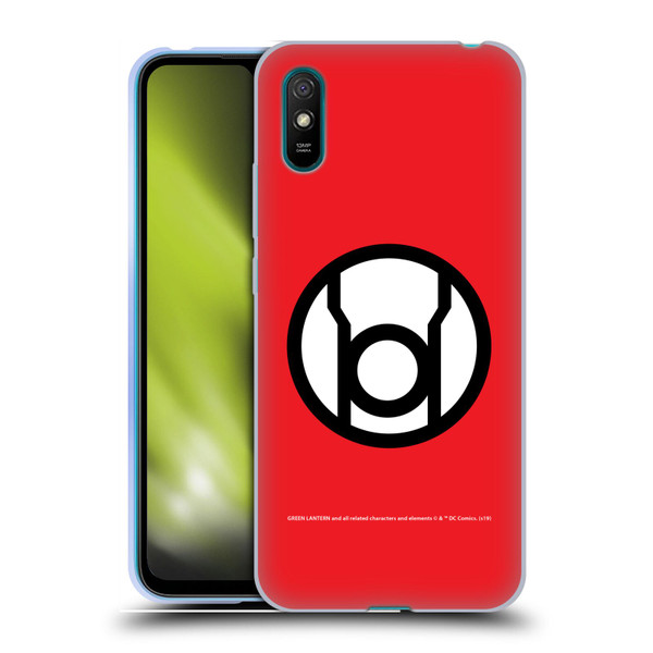 Green Lantern DC Comics Lantern Corps Red Soft Gel Case for Xiaomi Redmi 9A / Redmi 9AT