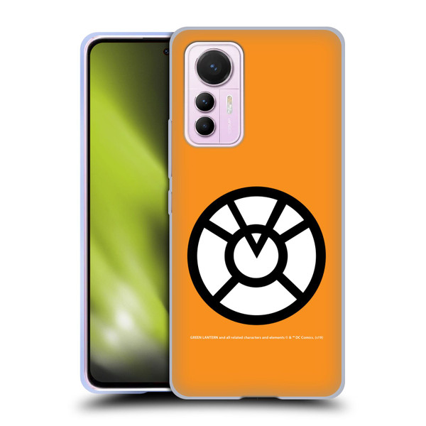 Green Lantern DC Comics Lantern Corps Orange Soft Gel Case for Xiaomi 12 Lite