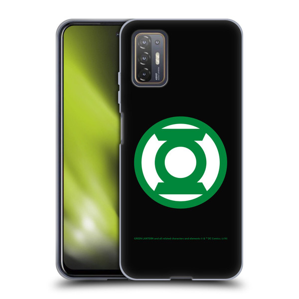 Green Lantern DC Comics Logos Black Soft Gel Case for HTC Desire 21 Pro 5G