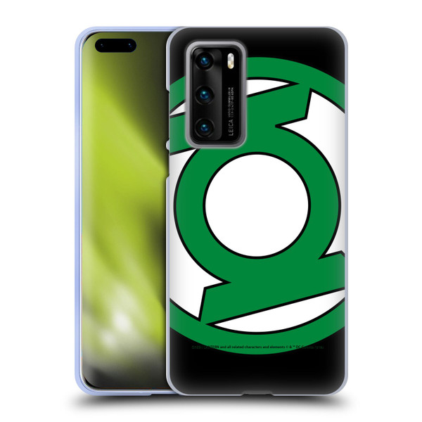 Green Lantern DC Comics Logos Oversized Soft Gel Case for Huawei P40 5G