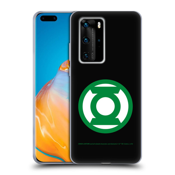 Green Lantern DC Comics Logos Black Soft Gel Case for Huawei P40 Pro / P40 Pro Plus 5G