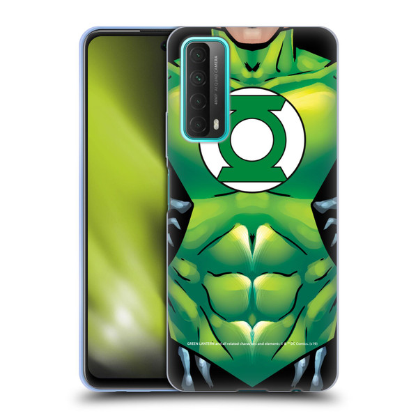 Green Lantern DC Comics Logos Uniform Soft Gel Case for Huawei P Smart (2021)