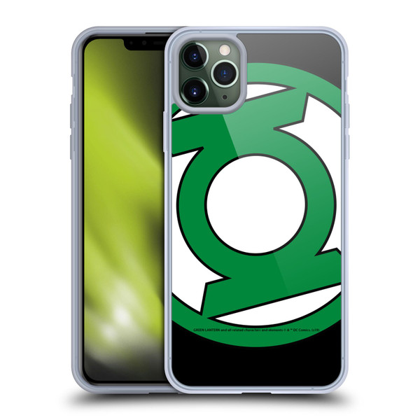 Green Lantern DC Comics Logos Oversized Soft Gel Case for Apple iPhone 11 Pro Max