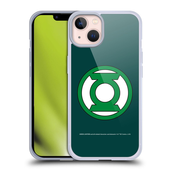 Green Lantern DC Comics Logos Classic 2 Soft Gel Case for Apple iPhone 13