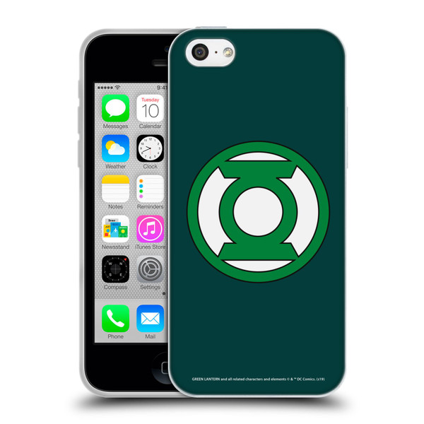 Green Lantern DC Comics Logos Classic 2 Soft Gel Case for Apple iPhone 5c