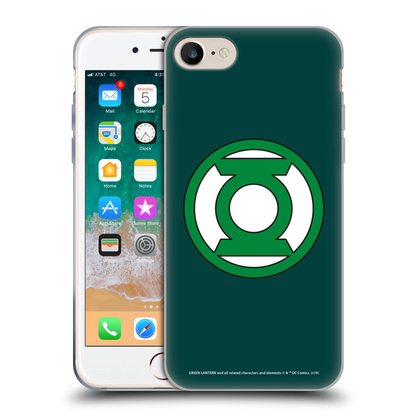 Green Lantern DC Comics Logos Classic 2 Soft Gel Case for Apple iPhone 7 / 8 / SE 2020 & 2022